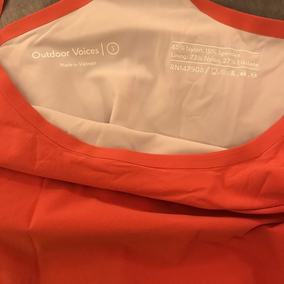 Outdoor Voices Exercise Dress Peach Size S - Picture 4 of 6